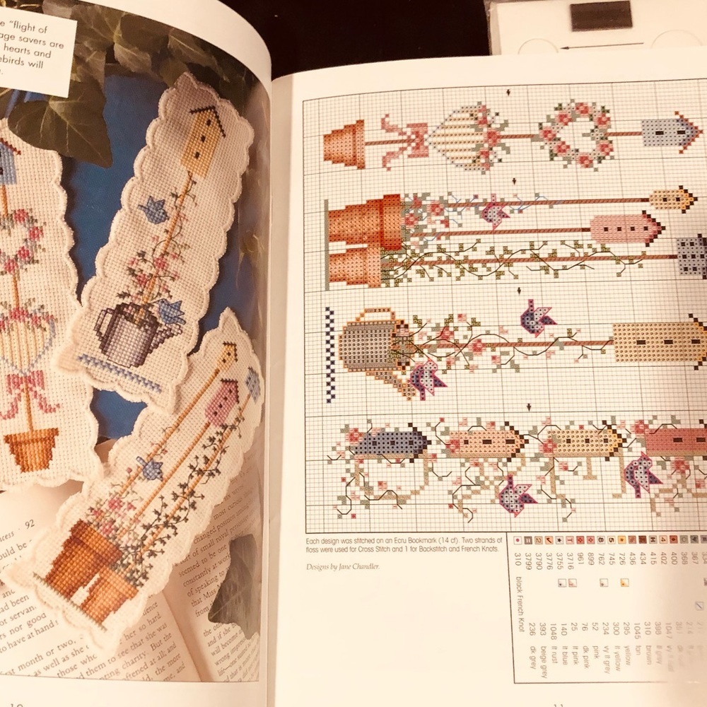 Something for every Season, 56 Counted Cross Stitch Patterns & Thread Organizer - Picture 4 of 10